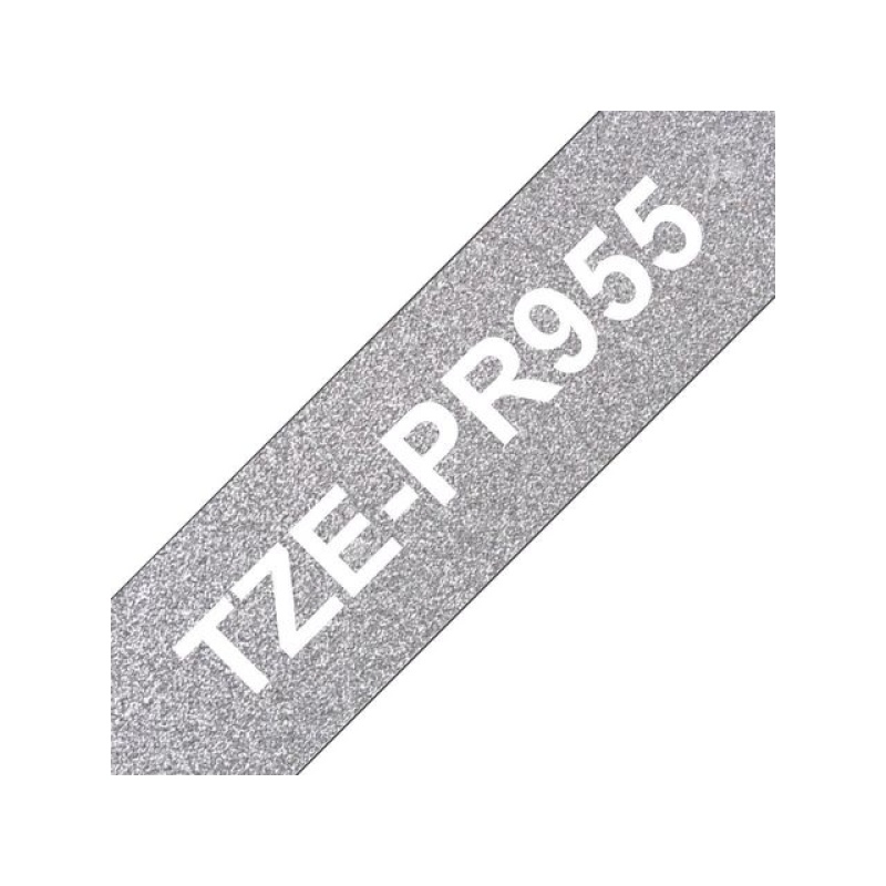 Tape Brother TZEPR955 24mm zilver/wi