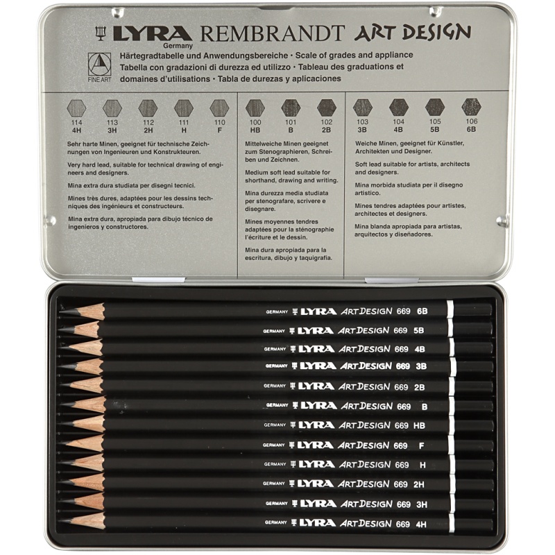 Potlood Lyra Art Design div hardh./ds 12