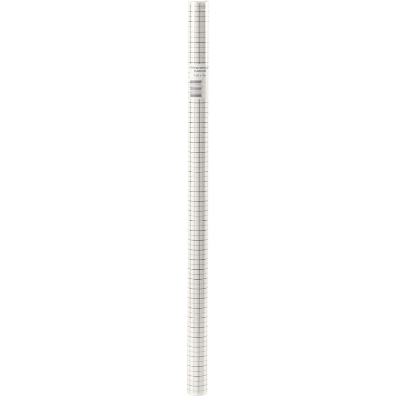 Ruitjespapier/patroonpapier B80cm/rol15m