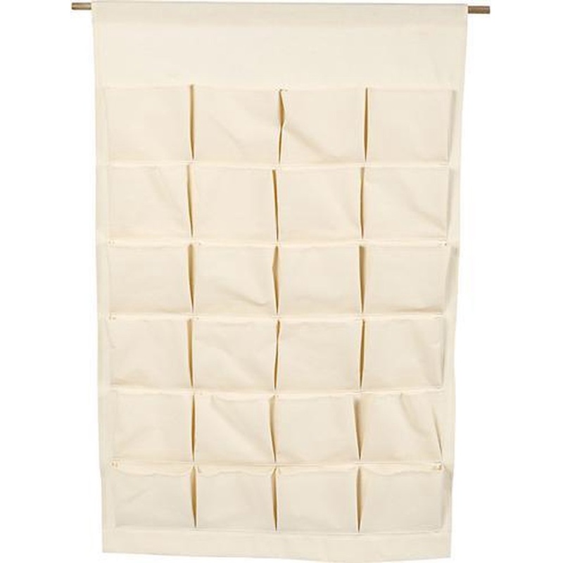 Organiser H93cm B60cm hangend naturel