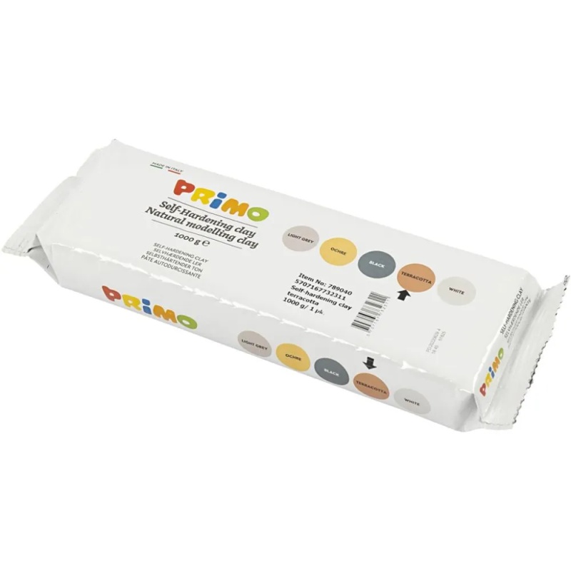 Klei zelfhardend terracotta/pk1000g