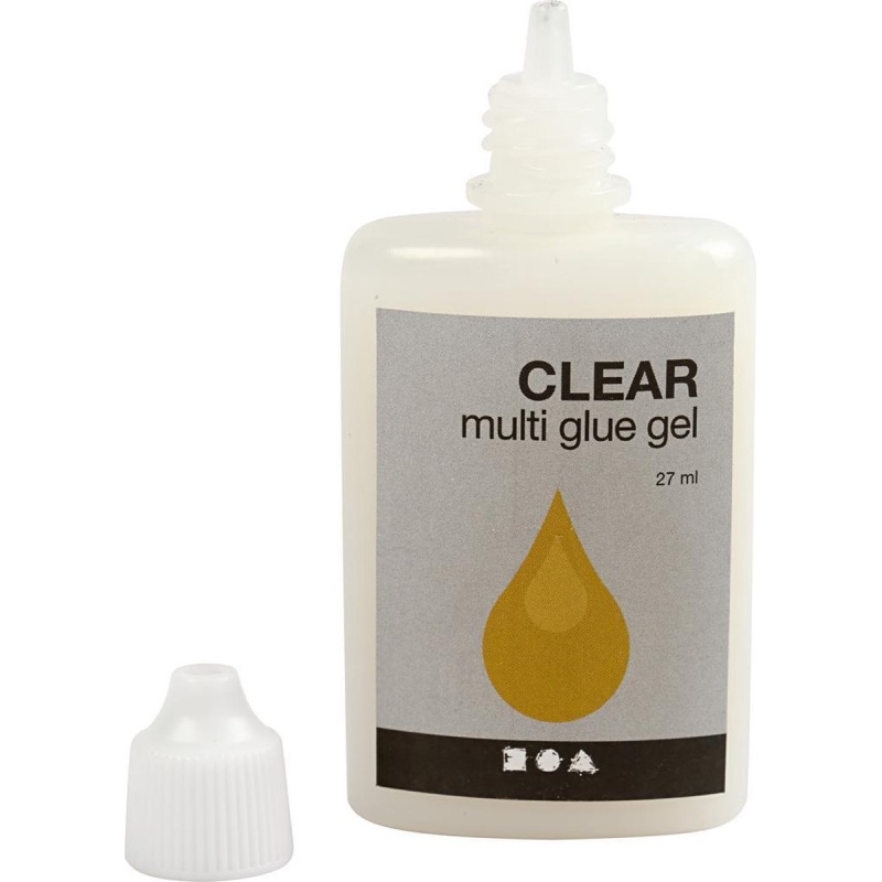 Alleslijm clear gel/fl27ml