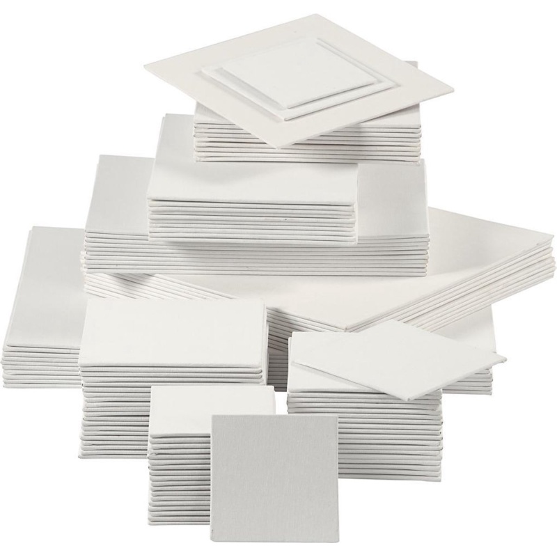 Canvas paneel div. afmetingen wit/ds108