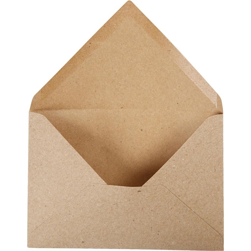 Envelop 115x160mm 120g beige/pk50