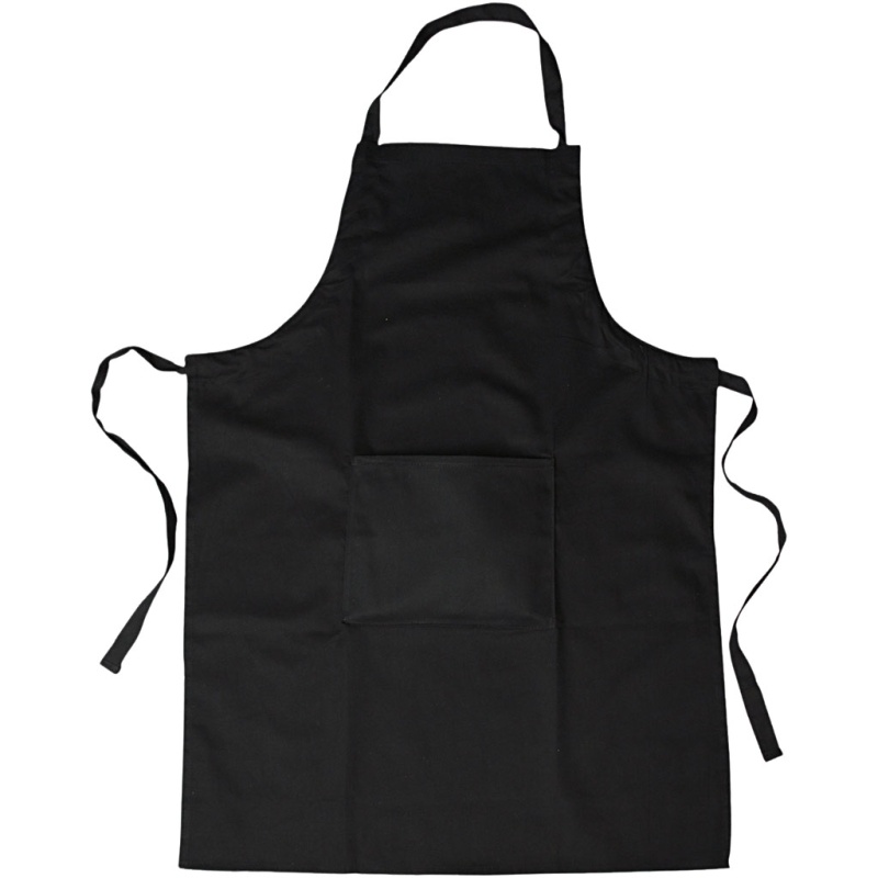 Schort L89cm B66cm M-XL m/zak 210g zwart