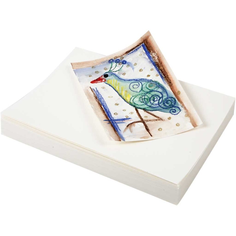 Aquarelpapier A5 200g wit/pk100v