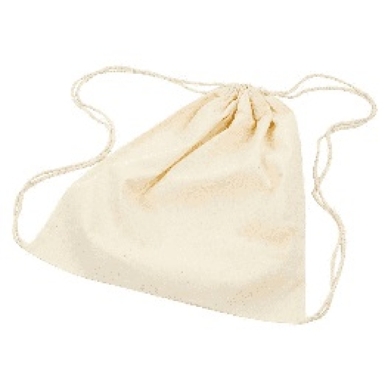 Tas m/treksluiting 37x41cm l naturel/pk3