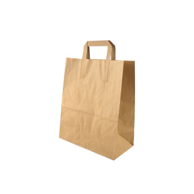 Draagtas papier kraft L 26x36x12 /ds250