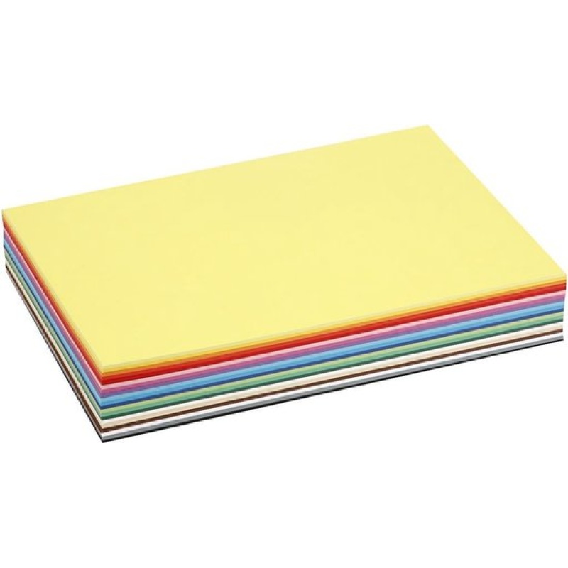 Karton Colortime A4 180g ass/pk30v