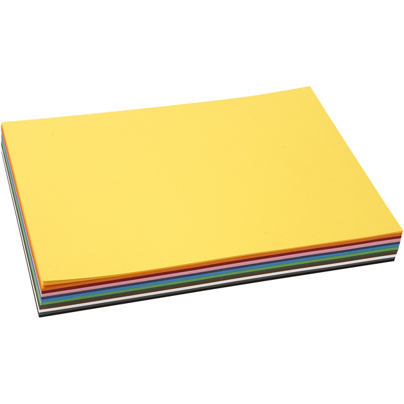 Karton Colortime A4 180g ass/pk120v