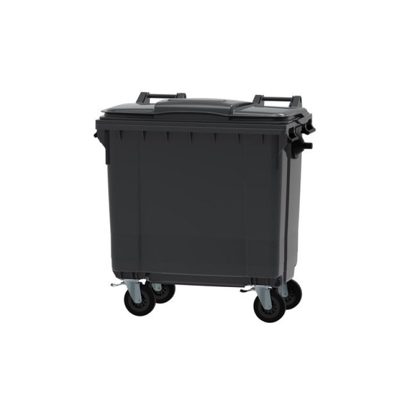 Container rol vlakdeksel 770L grijs