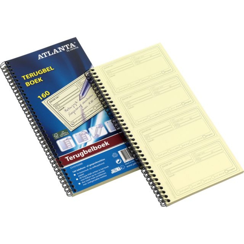 Terugbelboek Djois 74x125 duplo/pk5
