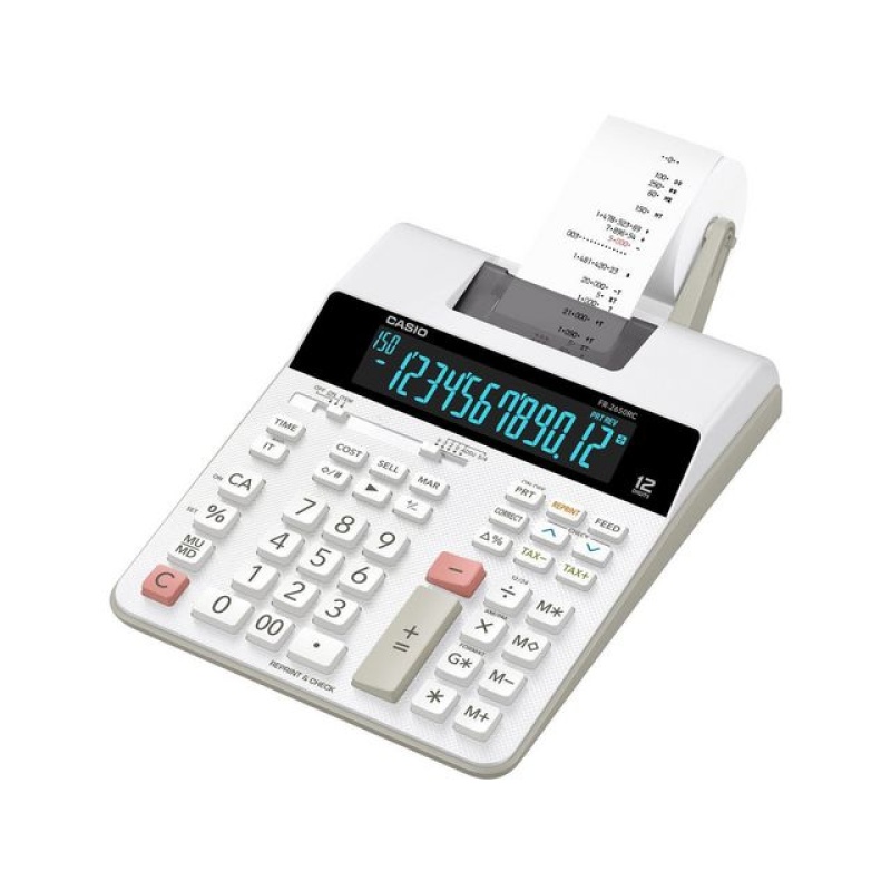 Rekenmachine Casio FR-2650RC wit