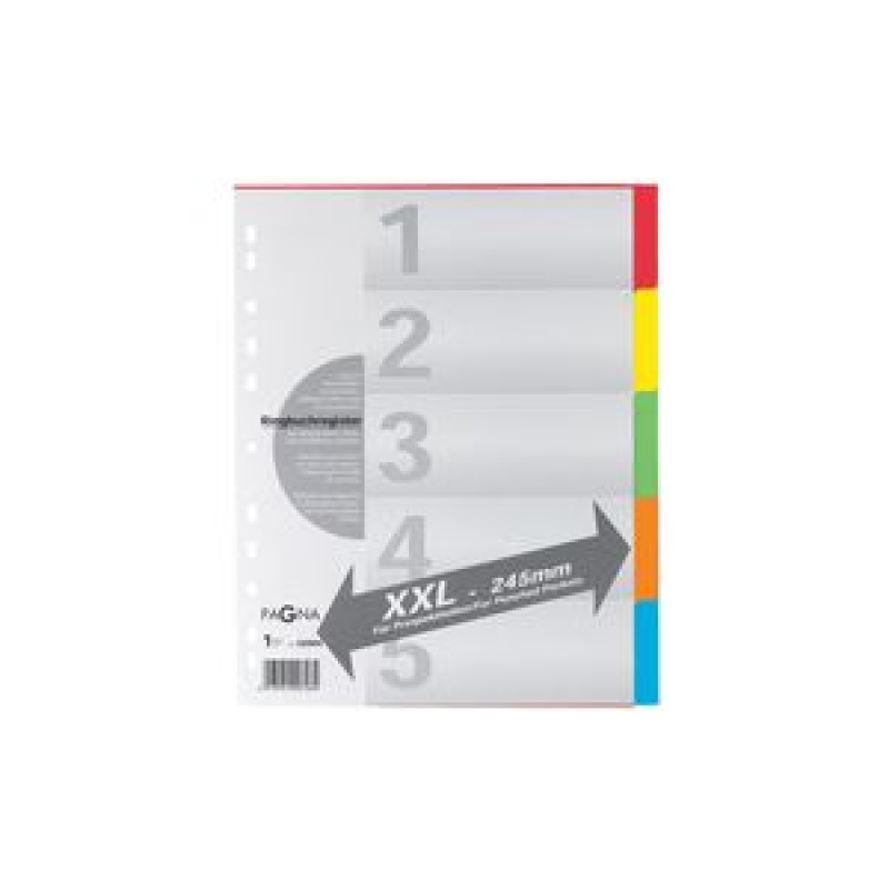 Tabblad A4XXL 11R kleurkarton/set 5