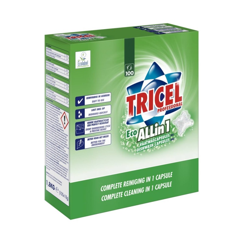 Vaatwastablet Tricel All-in-one cp/ds100