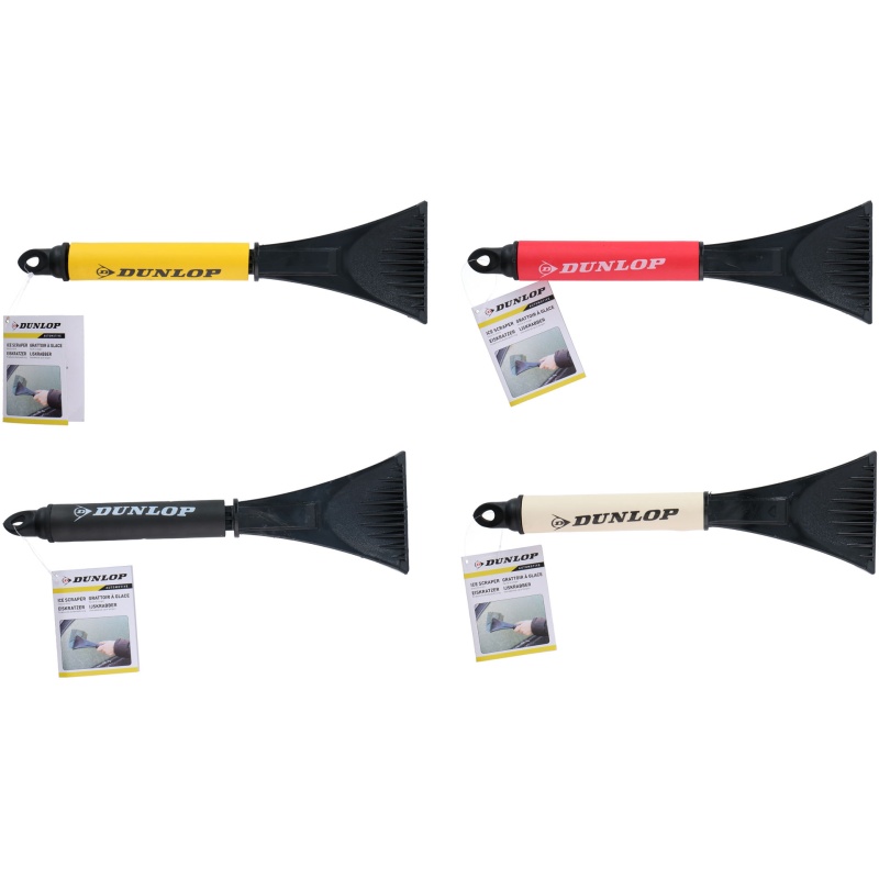 Ijskrabber Dunlop 10 x 32 cm ass col