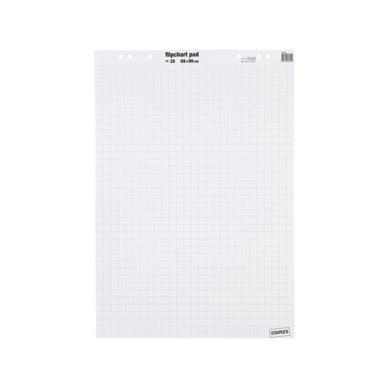 Flipoverpapier SPLS 65x98 ruit/ds 5x20v