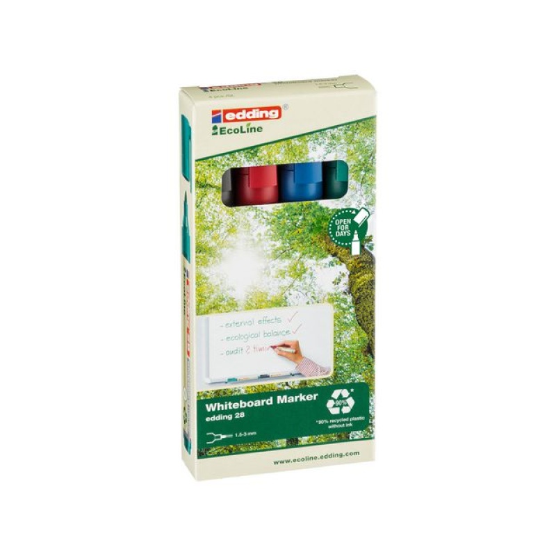 Whiteboard marker edding 28 eco ass/pak4