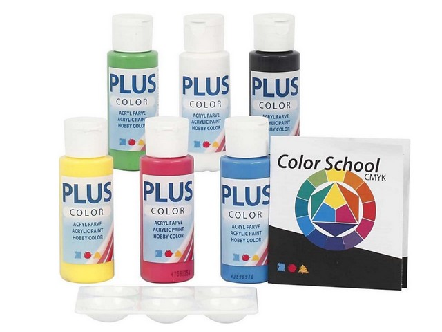 Acrylverf Plus Color pr. kl./ds6x60ml
