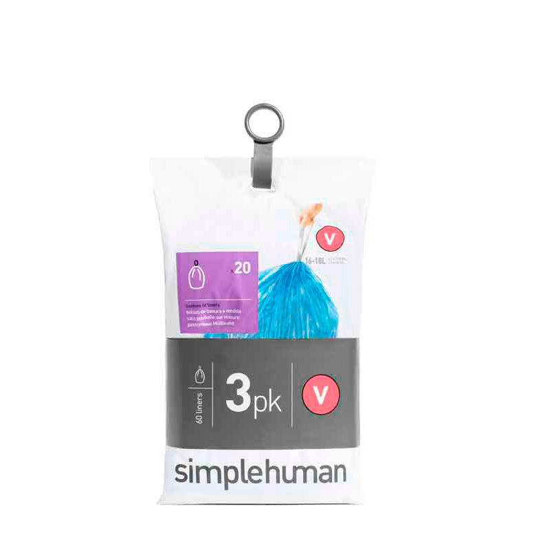 Afvalzakken Pocket Liner 16-18 liter (V), Simplehuman