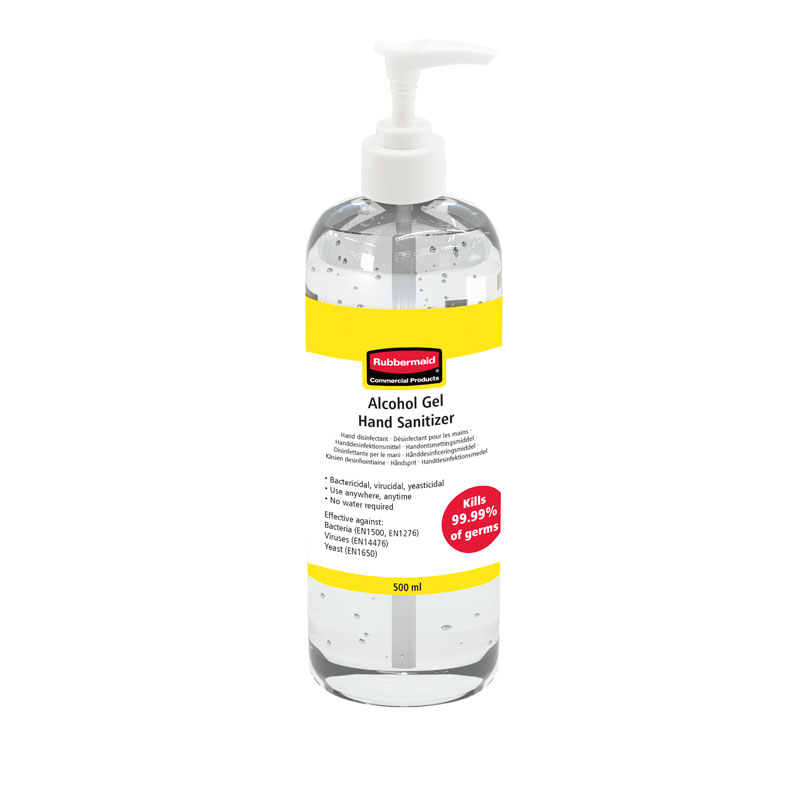 Alcoholgel Handreiniger Pompfles 6x500ml, Rubbermaid
