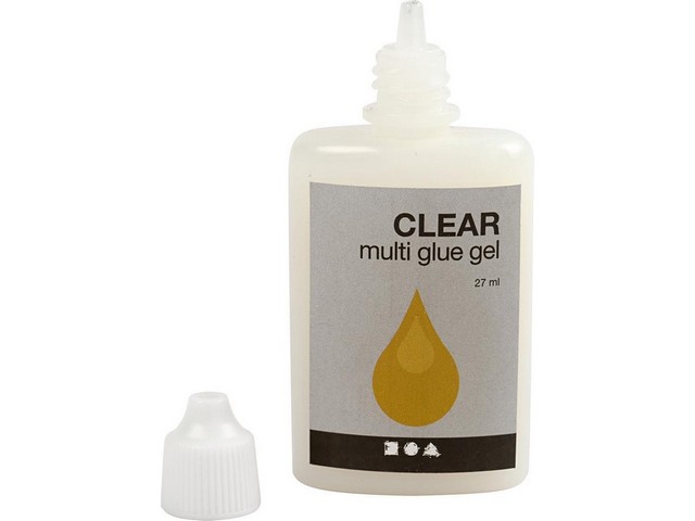 Alleslijm clear gel/fl27ml