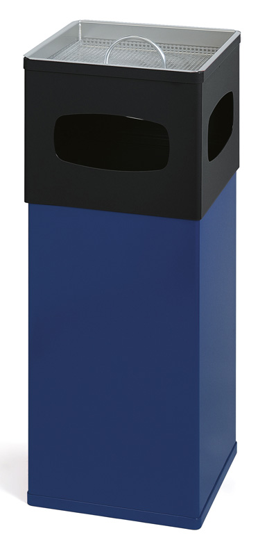Aluminium as-papierbak -  blauw, zwart