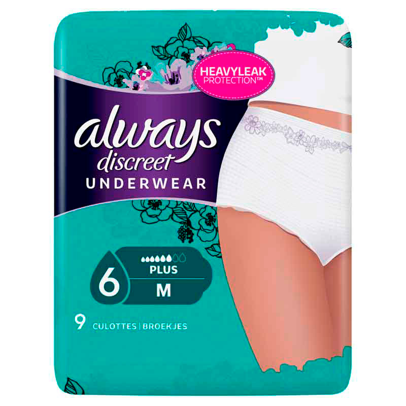 Always Discreet Broekjes Plus M Voor Urineverlies En Incontinentie 9