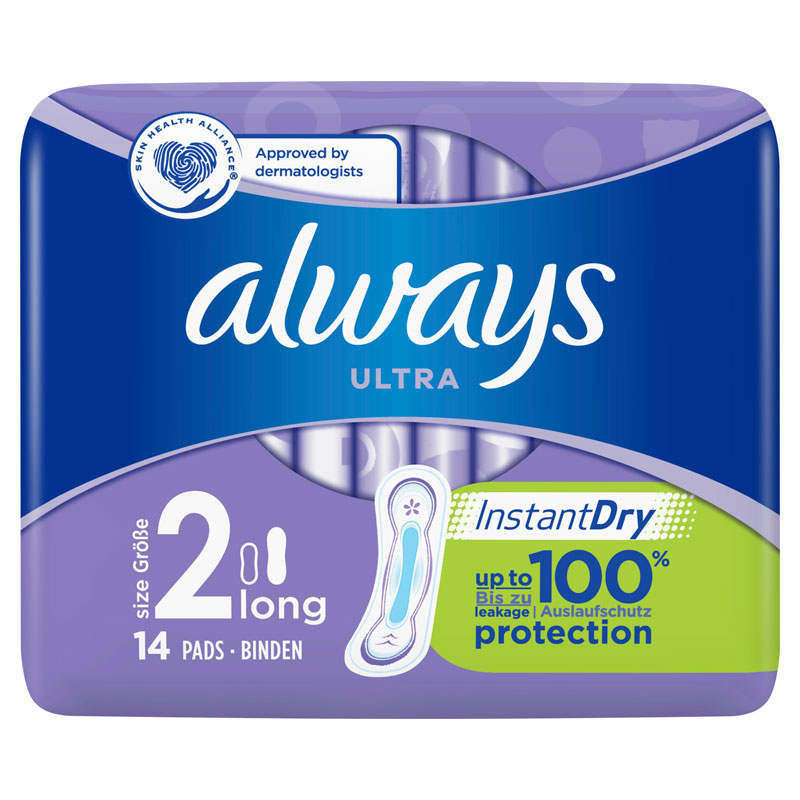 Always Ultra Long (Maat 2) Maandverband x14