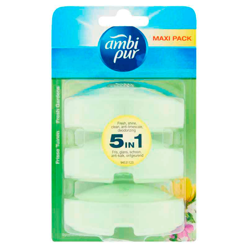 Ambi Pur Toiletblok Fresh Gardens Navulling 3 x 55 ml