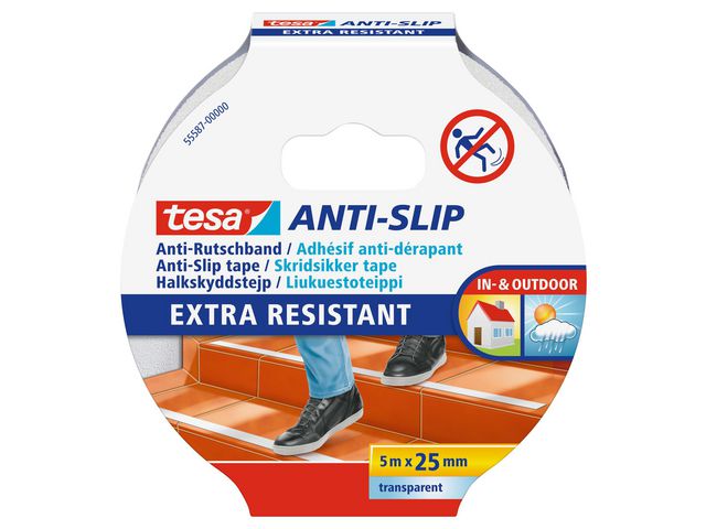 Anti-slip tape tesa 25mmx5m transparant