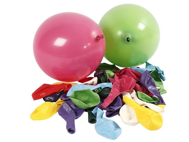 Ballon Happy Moments 23cm rond ass/pk100