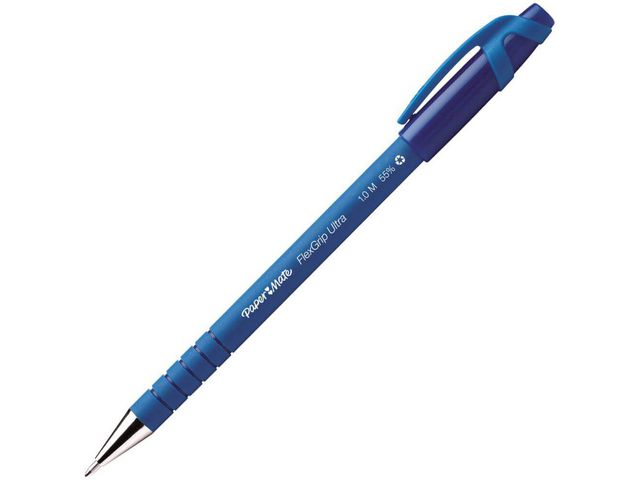 Balpen PM Flexgrip Ultra M blauw/doos 12