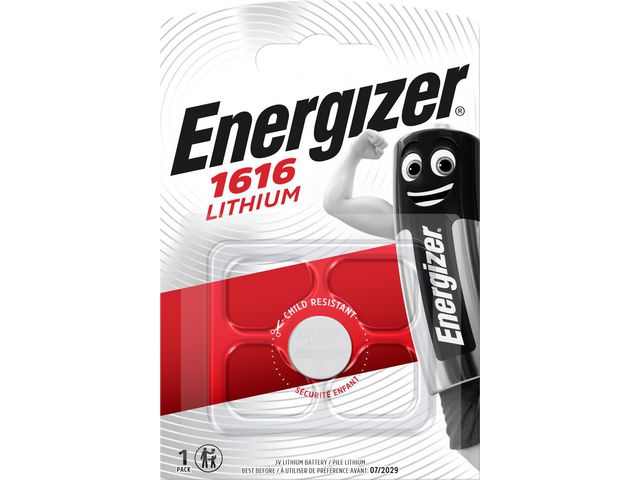 Batterij Energizer Knoopcel CR1616