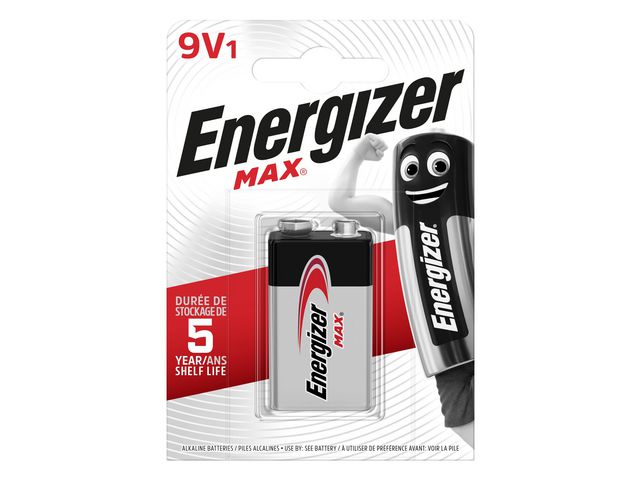 Batterij Energizer Max 9V/bl 1