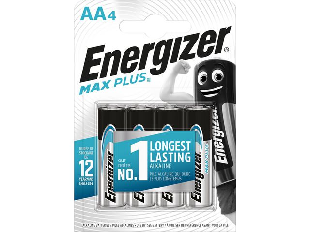 Batterij Energizer Max Plus AA/pk4