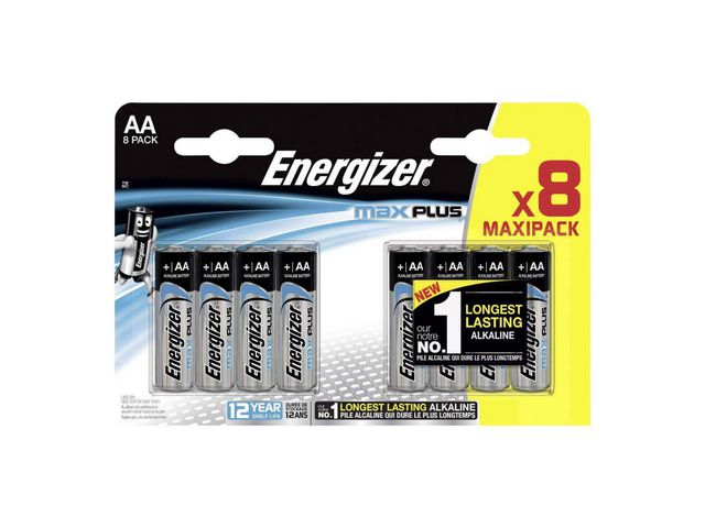 Batterij Energizer Max Plus AA/pk8