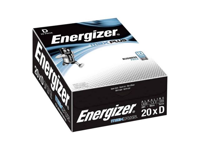 Batterij Energizer Max Plus D/LR20/pk20