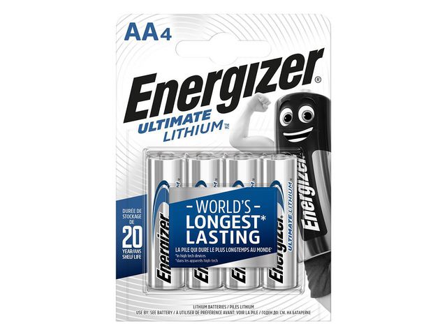 Batterij Energizer Ultimate Lith AA/BS4