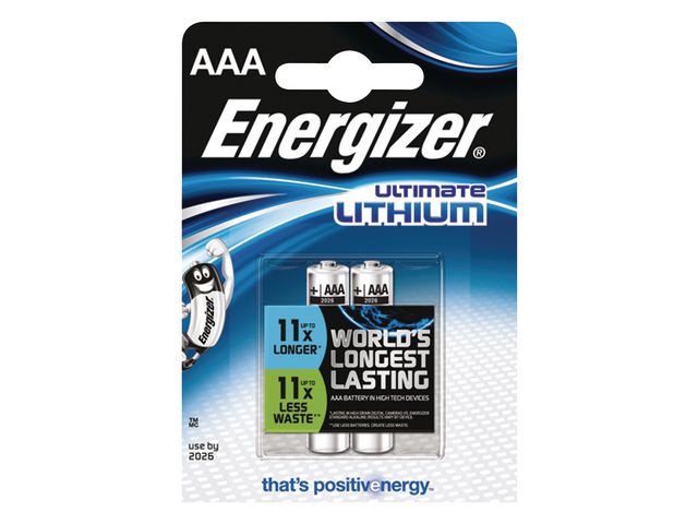 Batterij Energizer Ultimate Lith AAA/BS2