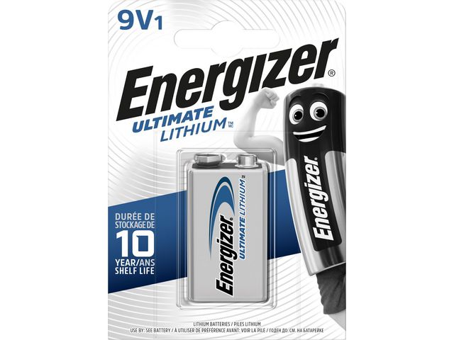 Batterij Energizer Ultimate Lithium 9V