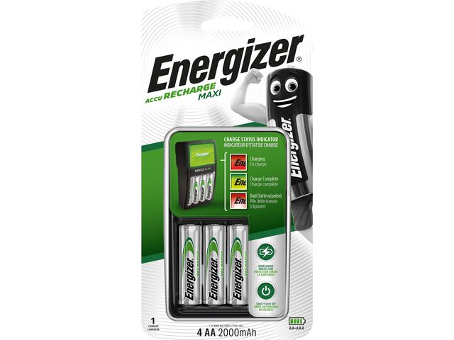 Batterijlader Energizer Maxi + 4xAA