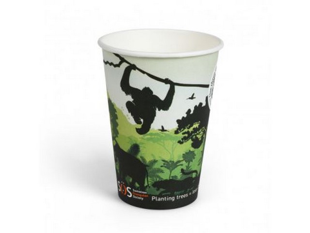 Beker karton BC jungle to go 237ml/20x50