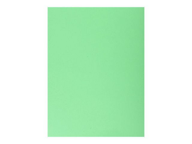 Binnenmap 1 klep A4 220g groen/pk 50