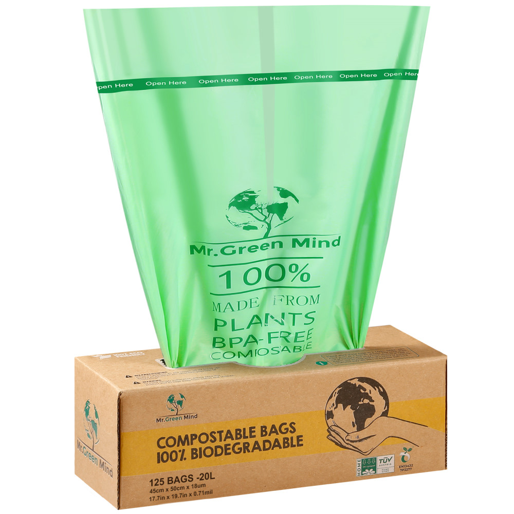 Biozakken 20 ltr 1x125 stuks, Mr Green Mind