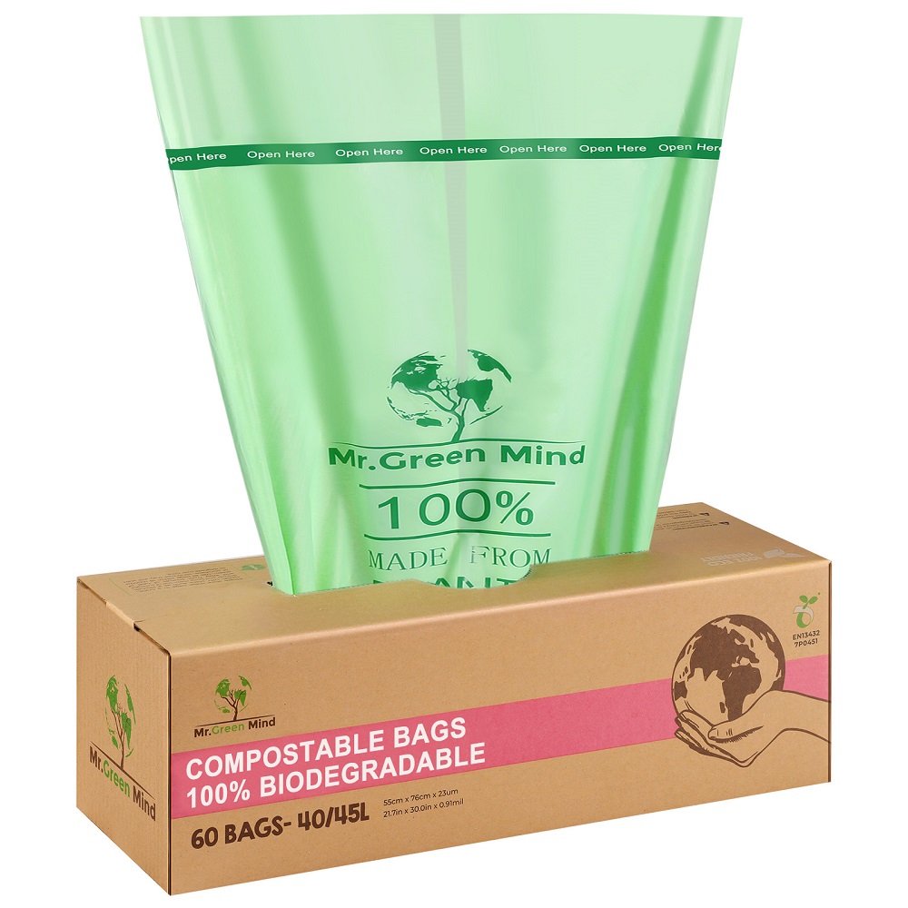 Biozakken 40-45 ltr 1x60 stuks, Mr Green Mind