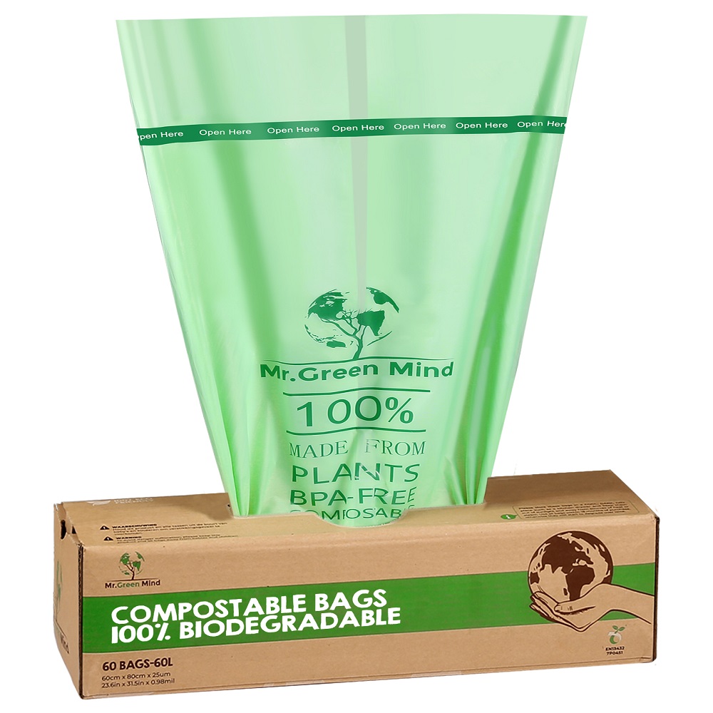 Biozakken 60 ltr 1x60 stuks, Mr Green Mind