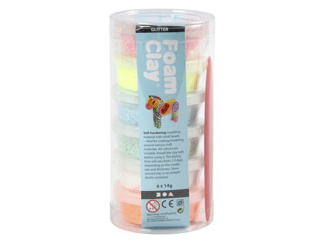 Boetseermateriaal FC glitter ass/pk6x14g