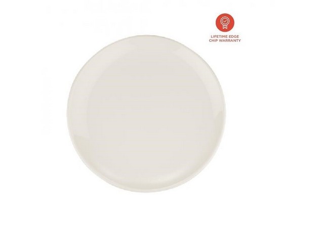 Bord Gourmet vlak 21cm wit/12st