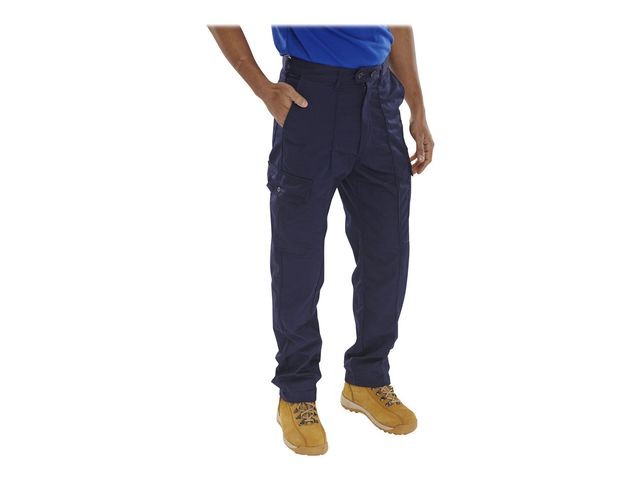 Broek Super Click pc navy UK42 SHORT